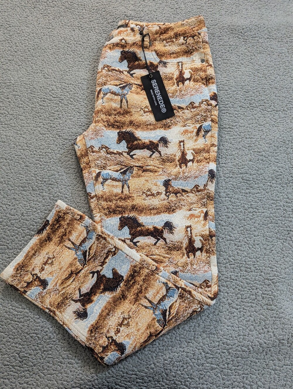 SERENEDE STRIDE Western Horse Straight Leg Pants 36 NWT